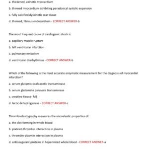 ABCP PERFUSION BASIC SCIENCE EXAM 2025-2026 WITH 400 REAL EXAM PRACTICE QUESTIONS WITH 100% CORRECT ANSWERS ALREADY GRADED A+/ ABCP BASIC SCIENCE PERFUSION EXAM 2024/2025 (NEW!!) - Image 3