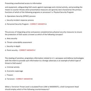 SFPC EXAM 2025-2026 WITH 200 ACTUAL EXAM QUESTIONS AND CORRECT ANSWERS (VERIFIED ANSWERS) SECURITY FUNDAMENTALS PROFESSIONAL CERTIFICATION (SFPC) REAL EXAM TEST BANK (BRAND NEW!!) - Image 2