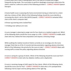 RN ATI LEADERSHIP PROCTORED EXAM 2025 80 QUESTIONS AND 100% CORRECT ANSWERS GRADED A+/ ATI RN LEADERSHIP PROCTORED EXAMS 2025 LATEST VERSIONS (NEWEST!!) - Image 2