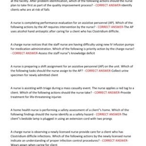 RN ATI LEADERSHIP PROCTORED EXAM 2025 80 QUESTIONS AND 100% CORRECT ANSWERS GRADED A+/ ATI RN LEADERSHIP PROCTORED EXAMS 2025 LATEST VERSIONS (NEWEST!!) - Image 3