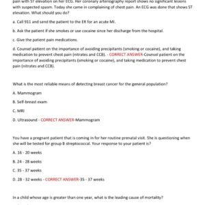 CMN 577 Final Fall ACTUAL EXAM 300 VERIFIED QUESTIONS AND CORRECT ANSWERS 2025-2026 LATEST ALREADY GRADED A+ - Image 2