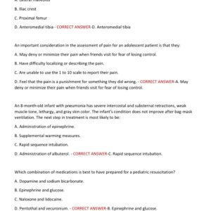 ENPC 6TH EDITION COURSE ACTUAL EXAM 150 QUESTIONS AND CORRECT VERIFIED ANSWERS GRADED A+ 2025-2026 MOST TESTED QUESTIONS COVERED (BRAND NEW!!) - Image 3