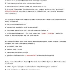 ENPC 6TH EDITION COURSE ACTUAL EXAM 150 QUESTIONS AND CORRECT VERIFIED ANSWERS GRADED A+ 2025-2026 MOST TESTED QUESTIONS COVERED (BRAND NEW!!) - Image 4