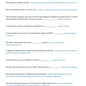 PSYC 302 FINAL EXAM NEWEST 2025-2026 ACTUAL EXAM TEST BANK 220 QUESTIONS AND CORRECT DETAILED ANSWERS (VERIFIED ANSWERS) |ALREADY GRADED A+ - Image 4