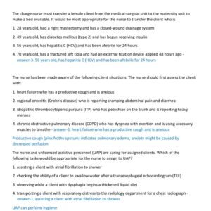 NCLEX NGN NEWEST 2025-2026 ACTUAL EXAM QUESTIONS AND CORRECT DETAILED ANSWERS WITH RATIONALES (VERIFIED ANSWERS) |ALREADY GRADED A+ - Image 2