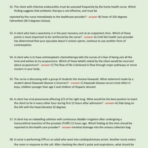 HESI EXIT RN WITH NGN EXAM 2025-2026 NEWEST (WELL ORGANISED)/RN HESI EXIT TEST BANK QUESTIONS AND CORRECT DETAILED ANSWERS WITH RATIONALES (VERIFIED ANSWERS) |ALREADY GRADED A+ - Image 5