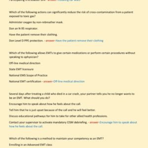 EMD TEST, FINAL EXAM, PRACTICE EXAM AND STUDYGUIDE LATEST 2025-2026 ACTUAL EXAM 120 QUESTIONS AND CORRECT DETAILED ANSWERS WITH RATIONALES (VERIFIED ANSWERS) |ALREADY GRADED A+(EVERYTHING ON EMERGENCY MEDICAL DISPATCH) - Image 2