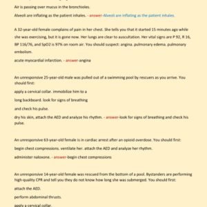 EMD TEST, FINAL EXAM, PRACTICE EXAM AND STUDYGUIDE LATEST 2025-2026 ACTUAL EXAM 120 QUESTIONS AND CORRECT DETAILED ANSWERS WITH RATIONALES (VERIFIED ANSWERS) |ALREADY GRADED A+(EVERYTHING ON EMERGENCY MEDICAL DISPATCH) - Image 3
