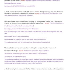 HESI PN EXIT V3 NEWEST 2025-2026 ACTUAL EXAM ALL 180 AND CORRECT DETAILED ANSWERS WITH RATIONALES (VERIFIED ANSWERS) |ALREADY GRADED A+ - Image 2
