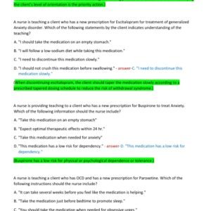 RN ATI PHARMACOLOGY PROCTORED EXAM NEWEST 2025-2026 ACTUAL EXAM 400 QUESTIONS AND CORRECT DETAILED ANSWERS WITH RATIONALES (VERIFIED ANSWERS) |ALREADY GRADED A+ - Image 3