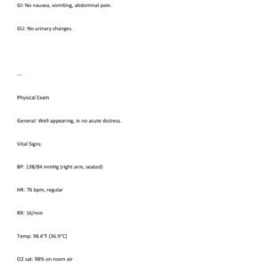 IHUMAN CASE STUDY WEEK4 6531 REASON FOR ENCOUNTER> BLOOD PRESSURE RECHECK - Image 3