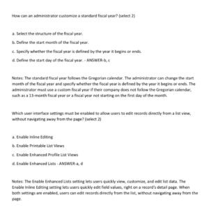 SFDCADMIN 201(2025-2026) EXAM 270 QUESTIONS AND CORRECT ANSWERS (100% VERIFIED ANSWERS) |AGRADE - Image 3
