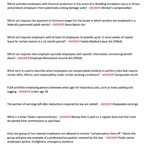 APHR CERTIFICATION EXAM LATEST VERSION 2025-2026 ACTUAL EXAM 150 QUESTIONS AND CORRECT ANSWERS |ALREADY GRADED A+ - Image 3