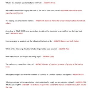 NCCCO CORE EXAM 2025-2026 ACTUAL EXAM 100 QUESTIONS AND CORRECT ANSWERS) |ALREADY GRADED A+ - Image 2