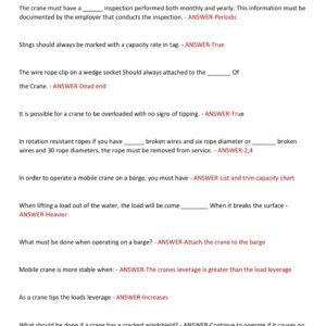 NCCCO CORE EXAM 2025-2026 ACTUAL EXAM 100 QUESTIONS AND CORRECT ANSWERS) |ALREADY GRADED A+ - Image 3