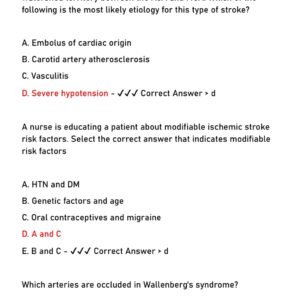 SCRN EXAM QUESTIN BANK REVIEW NEWEST 2026 ACTUAL EXAM QUESTIONS AND CORRECT DETAILED ANSWERS (VERIFIED ANSWERS) ALL ANSWERED {320 Q & A} ALREADY GRADED A+ | BRAND NEW! | 100% PASS | CURRENTLY TESTING QUESTIONS - Image 4