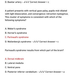 SCRN EXAM QUESTIN BANK REVIEW NEWEST 2026 ACTUAL EXAM QUESTIONS AND CORRECT DETAILED ANSWERS (VERIFIED ANSWERS) ALL ANSWERED {320 Q & A} ALREADY GRADED A+ | BRAND NEW! | 100% PASS | CURRENTLY TESTING QUESTIONS - Image 2