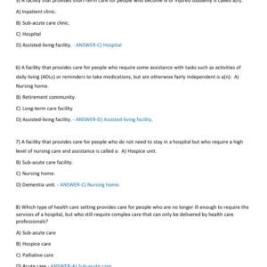 CNA FINAL PRACTICE EXAM 2025-2026 ACTUAL EXAM 300 QUESTIONS AND CORRECT VERIFIED ANSWERS) |ALREADY GRADEDA+ - Image 2