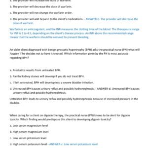 HESI PN GERONTOLOGY ACTUAL EXAM LATEST VERSION 2025-2026 CONTAINS 80QUESTIONS AND CORRECT DETAILED ANSWERS WITH RATIONALES | ALREADY GRADED A+ - Image 3