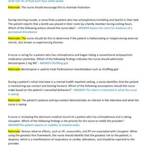 RN MENTAL HEALTH NGN ONLINE PRACTICE FORM A LATEST 2025-2026 ACTUAL EXAM EXAM 80 QUESTIONS AND CORRECT DETAILED ANSWERS WITH RATIONALES|ALREADY GRADED A+ - Image 2