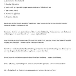 ORTHODONTIC ASSISTANT FINAL EXAM 2025-2026 ACTUAL EXAM 200 QUESTIONS AND CORRECT ANSWERS |ALREADY GRADED A+ - Image 3