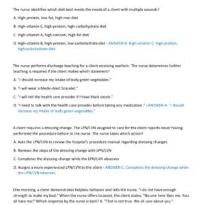 FUNDAMENTALS KAPLAN 2025-2026 TEST BANK ACTUAL EXAM 250 QUESTIONS AND CORRECT VERIFIED ANSWERS) |ALREADY GRADED A+ - Image 3