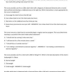 FUNDAMENTALS KAPLAN 2025-2026 TEST BANK ACTUAL EXAM 250 QUESTIONS AND CORRECT VERIFIED ANSWERS) |ALREADY GRADED A+ - Image 5