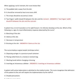 NSG 3100 EXAM LATEST 2025-2026 ACTUAL EXAM ALL 100 QUESTIONS AND CORRECT ANSWERS |ALREADY GRADED A+ - Image 2