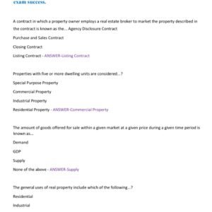 TEXAS PRINCIPLES 1 EXAM 2025-2026 TEST BANK ACTUAL EXAM 500 QUESTIONS AND CORRECT VERIFIED ASNWERS) |ALREADY GRADED A+ - Image 2
