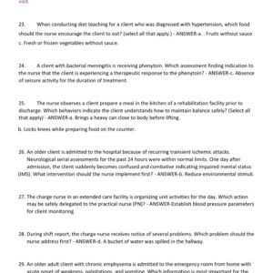 HESI RN LEADERSHIP /MANAGEMENT EXIT EXAM 2025-2026 160 QUESTIONS AND CORRECT VERIFIED ANSWERS) |ALREADY GRADED A+ - Image 4