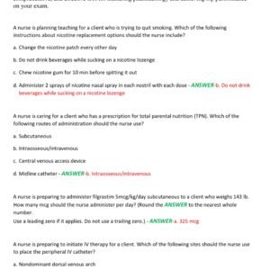 ATI PHARMACOLOGY PROCTORED REAL EXAM AND STUDY GUIDE 140 QUESTIONS AND CORRECT ANSWERS 2025-2026 LATEST//ALREADY GRADED A+ - Image 2