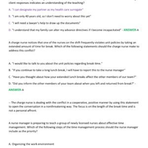 ATI COMPREHENSIVE TEST REAL EXAM 150 QUESTIONS AND CORRECT ANSWERS 2025-2026 NEWEST//+ - Image 2