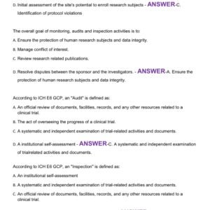 SOCRA REAL EXAM AND STUDY GUIDE LATEST 2025-2026, 200 QUESTIONS AND CORRECT ANSWERS//ALREADY GRADED A+ - Image 3