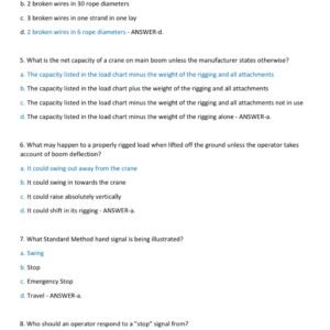 NCCCO MOBILE CRANE EXAM 2025-2026 ACTUAL EXAM 100 QUESTIONS AND CORRECT DETAILED ANSWERS (VERIFIED ANSWERS) |ALREADY GRADED A - Image 3