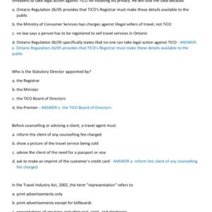 TICO EXAM 2025-2026 ACTUAL EXAM AND PRACTICE EXAM 100 QUESTIONS AND CORRECT VERIFIED ANSWERS) |ALREADY GRADEDA+ - Image 3
