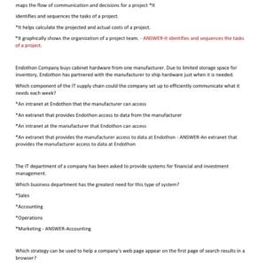 WGU D075 OA EXAM NEWEST 2025-2026 / WGU D075 WEB DEVEOPMENT FOUNDATIONS NEWEST 2024-2026 ACTUAL EXAM 80 QUESTIONS AND CORRECT DETAILED ANSWERS |ALREADY GRADED A+ - Image 3
