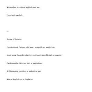 Clinical i-Human Case Week 7: 28-Year-Old Male – Reason for Encounter: Cough and Fatigue | Full Case Study, Assessment & Plan | NURS 6512 Walden University (2025 Update - Image 3