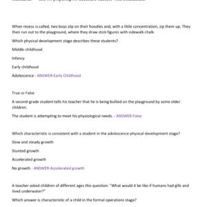 WGU D307 OA EXAM 2025-2026/ WGU D307 EDUCATIONAL PSYCHOLOGY OA ACTUAL EXAM 200 QUESTIONS AND CORRECT VERIFIED ANSWERS) |ALREADY GRADED A+||BRAND NEW!! - Image 2