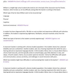 WGU D307 OA EXAM 2025-2026/ WGU D307 EDUCATIONAL PSYCHOLOGY OA ACTUAL EXAM 200 QUESTIONS AND CORRECT VERIFIED ANSWERS) |ALREADY GRADED A+||BRAND NEW!! - Image 5