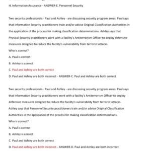 SFPC CERTIFICATION EXAM 2025-2026 /SECURITY ASSET PROTECTION PROFESSIONAL CERTIFICATION ACTUAL EXAM 100 QUESTIONS AND CORRECT DETAILED ANSWERS |AGRADE - Image 3