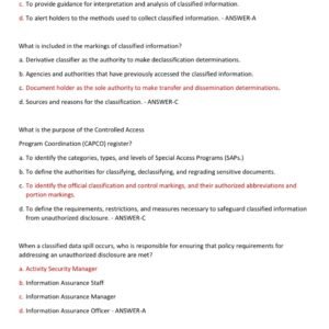 SFPC CERTIFICATION EXAM 2025-2026 /SECURITY ASSET PROTECTION PROFESSIONAL CERTIFICATION ACTUAL EXAM 100 QUESTIONS AND CORRECT DETAILED ANSWERS |AGRADE - Image 5