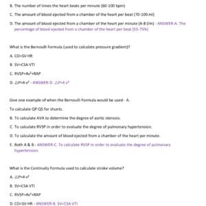 CCI REVIEW ECHO EXAM 2025-2026 ACTUAL COMPLETE EXAM AND PRACTICE EXAM 200 QUESTIONS AND CORRECT DETAILED ANSWERS |ALREADY GRADED A+ - Image 3