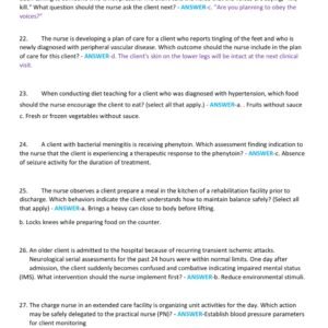 HESI RN LEADERSHIP /MANAGEMENT EXIT EXAM 2025-2026 160 QUESTIONS AND CORRECT DETAILED ANSWERS |ALREADY GRADED A+ - Image 4