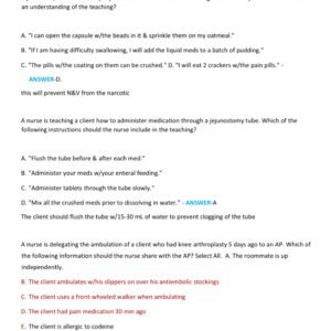 ATI RN FUNDAMENTALS PROCTORED EXAM 2025- 2026 EXAM AND GUIDE COMPLETE EXAM QUESTIONS AND ANSWERS) |ALREADY GRADED A+ - Image 4