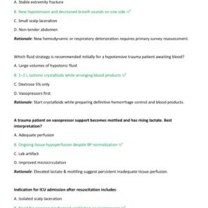 TCAR Post-Test – Real Exam Questions with Correct Answers (A+ Graded, Verified Content)2026 - Image 3