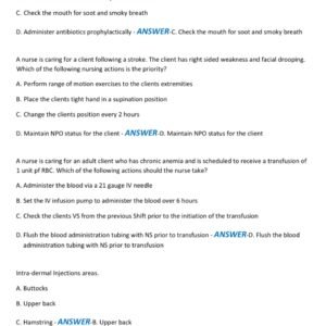 RN COMPREHENSIVE PREDICTOR TEST BANK EXIT EXAM 2025-2026 EXAM ALL 340 QUESTIONS AND CORRECT DETAILED ANSWERS |ALREADY GRADED A+ - Image 3