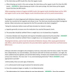 GERONTOLOGY PN HESI ACTUAL EXAM LATEST VERSION 2025-2026 80 QUESTIONS AND CORRECTANSWERS| ALREADY GRADED A+ - Image 2