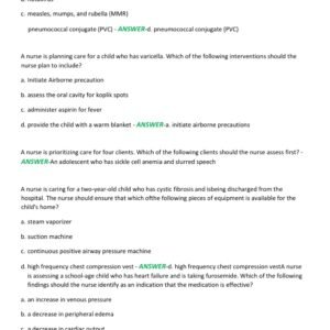 ATI PEDIATRIC PROCTOR 2025-2026 ACTUAL EXAM ALL 70 QUESTIONS AND CORRECT DETAILED ANSWERS |ALREADY GRADED A+ - Image 5