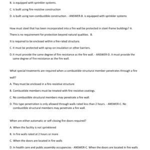 TCFP FIRE INSPECTOR EXAM 2025-2026 TEST BANKACTUAL EXAM 500 QUESTIONS AND CORRECT DETAILED ANSWERS (100% VERIFIED ANSWERS) |AGRADE - Image 6