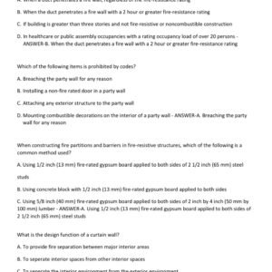 TCFP FIRE INSPECTOR EXAM 2025-2026 TEST BANKACTUAL EXAM 500 QUESTIONS AND CORRECT DETAILED ANSWERS (100% VERIFIED ANSWERS) |AGRADE - Image 7